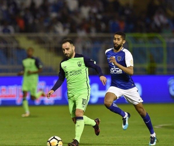 جانب من مباراة الأهلي والهلال