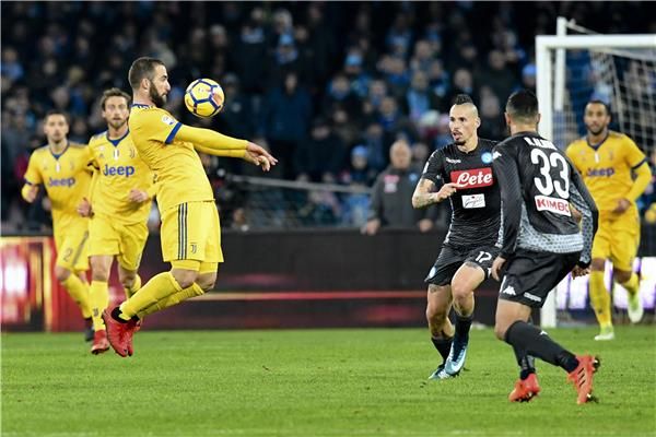 من مباراة يوفنتوس ونابولي