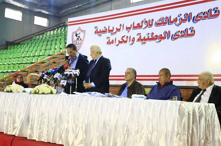مرتضى خلال المؤتمر الصحفي