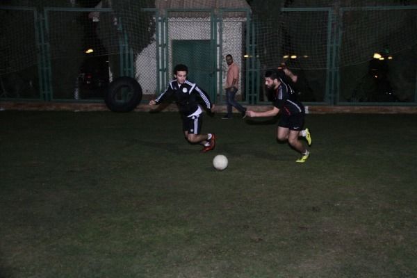 مصطفى خلال برنامجه التأهيلي