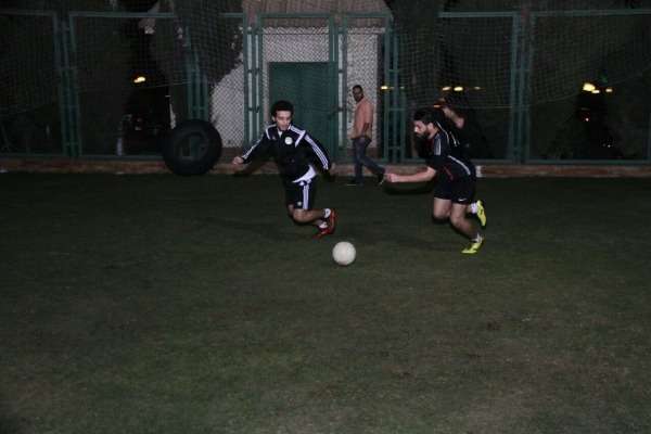 مصطفى خلال برنامجه التأهيلي