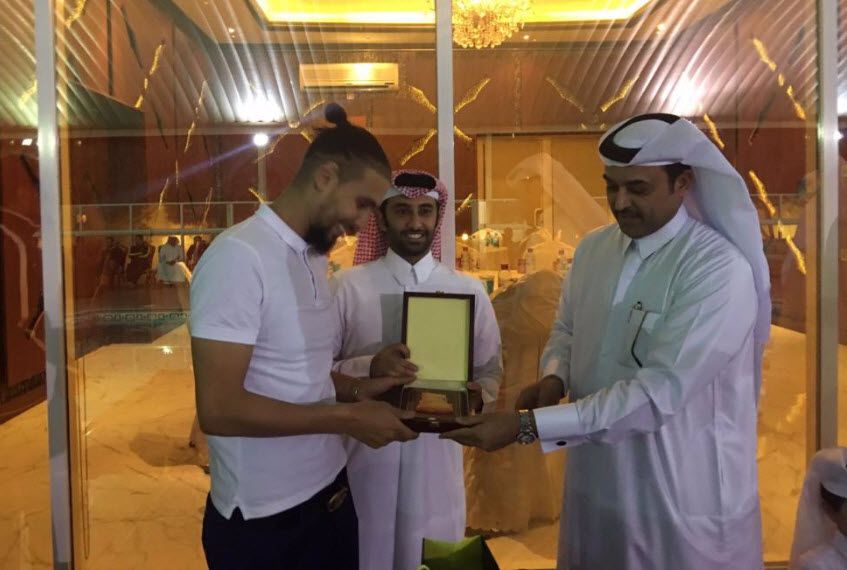 من تكريم اللاعب يوسف سيكور