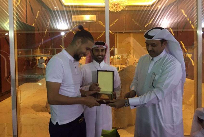 من تكريم اللاعب يوسف سيكور