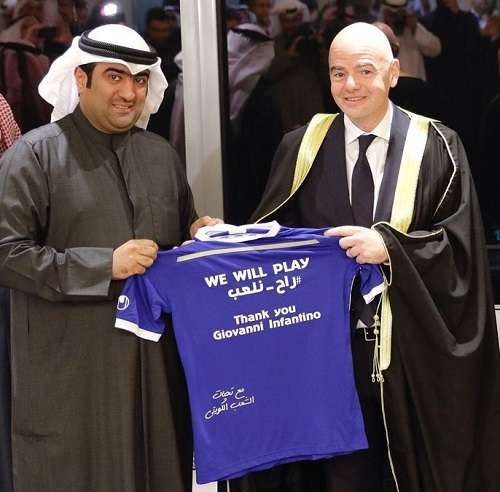 الروضان مع إنفانتينو