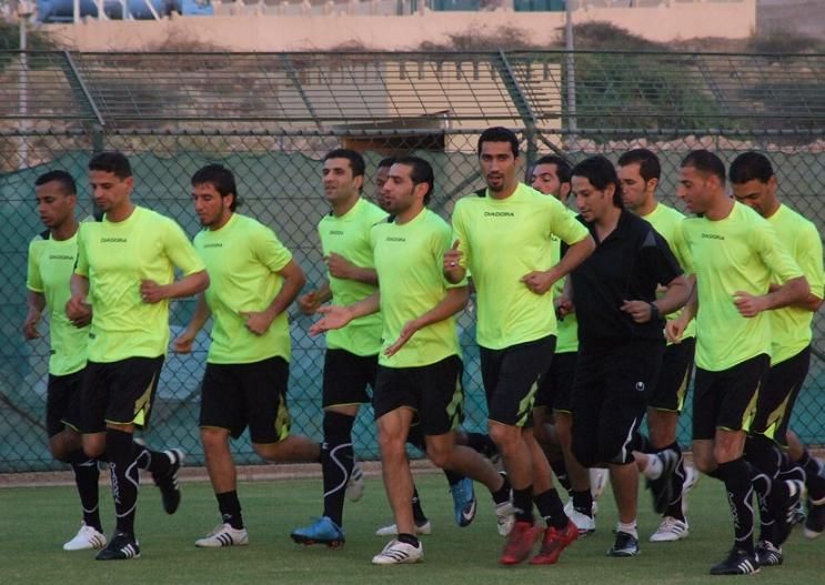 جانب من تدريب شباب الاردن على المجمع الفرعي بوشر