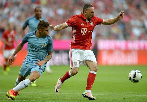 من لقاء بايرن ميونخ ومانشستر سيتي