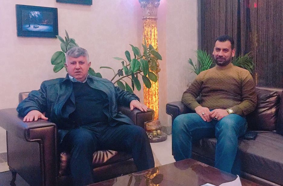 مدرب الصالات بضيافة رئيس الاتحاد