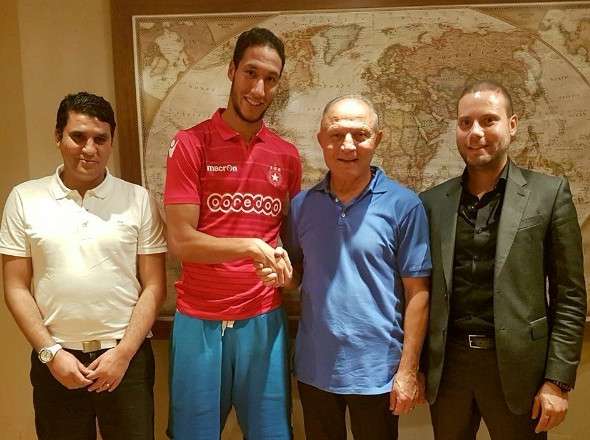 بلال المحسني خلال تعاقده مع النجم في 2016