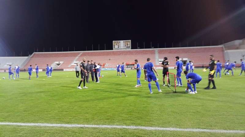 من تدريبات المنتخب الكويتي
