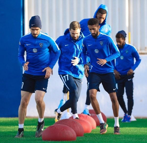 من تدريبات الفريق