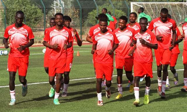 صورة أرشيفية من تدريبات منتخب السودان