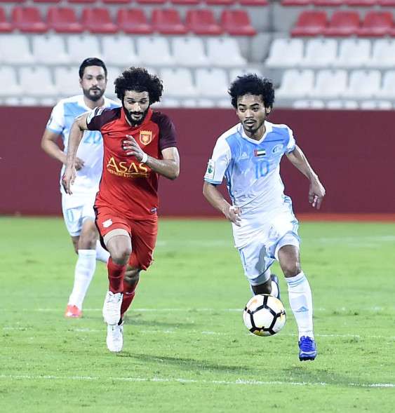 من لقاء سابق بين الفجيرة وبني ياس