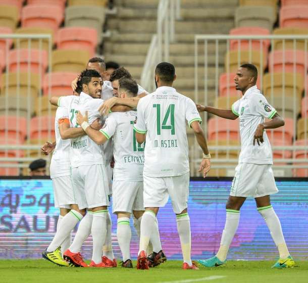 فرحة لاعبي الأهلي