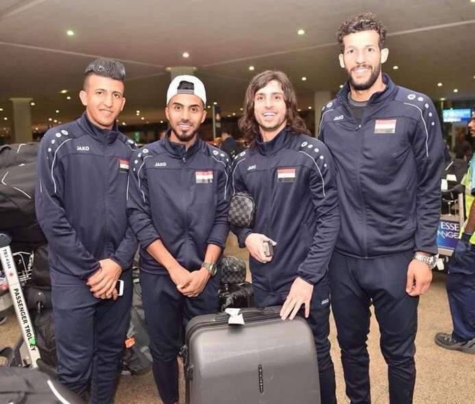 من وصول منتخب العراق