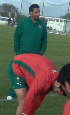 الحداوي خلال مباراة الأربعاء ضد الجيش الملكي