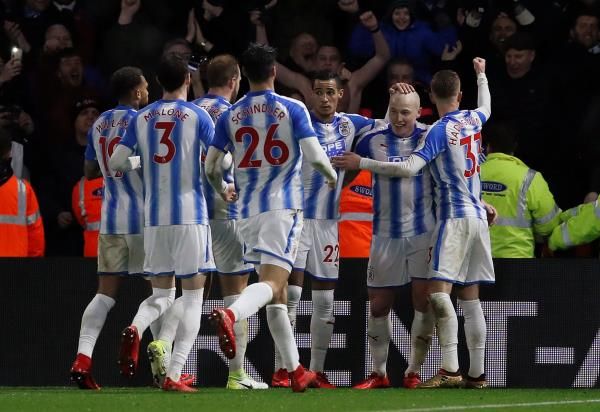 فرحة لاعبي هيديرسفيلد تاون