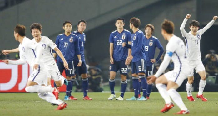 لقاء اليابان وكوريا الجنوبية 