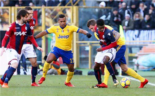 من لقاء بولونيا ويوفنتوس