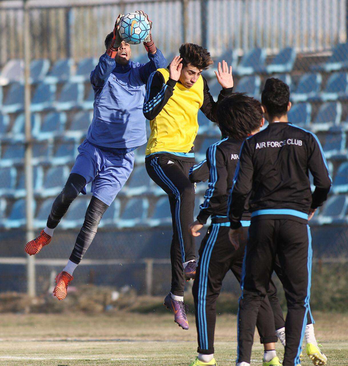 من مران الفريق 