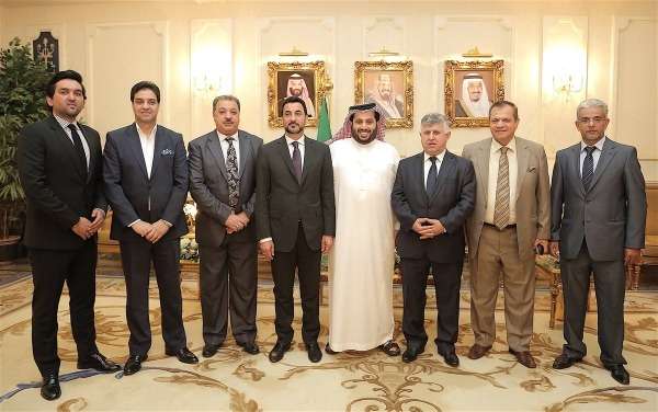 آل الشيخ مع الوفد العراقي