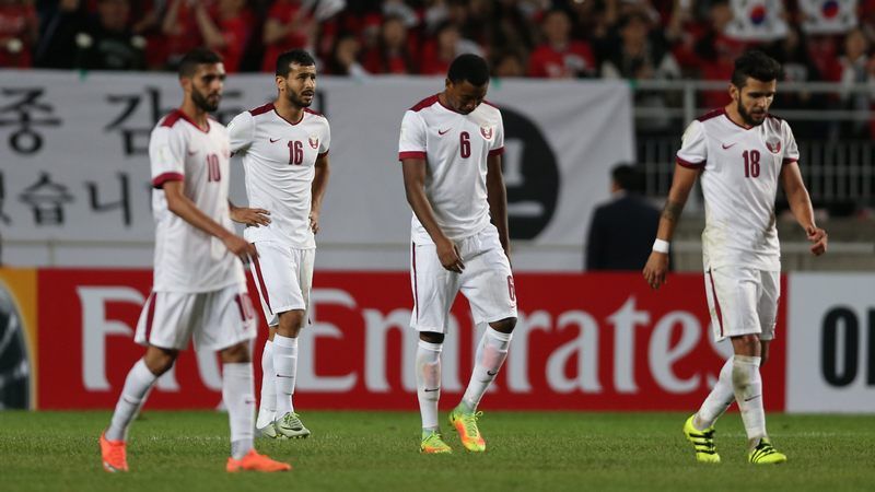 لاعبو المنتخب القطري 