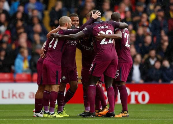 لاعبو مانشستر سيتي