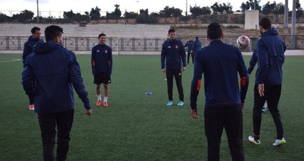 جانب من تدريبات النجم الساحلي اليوم