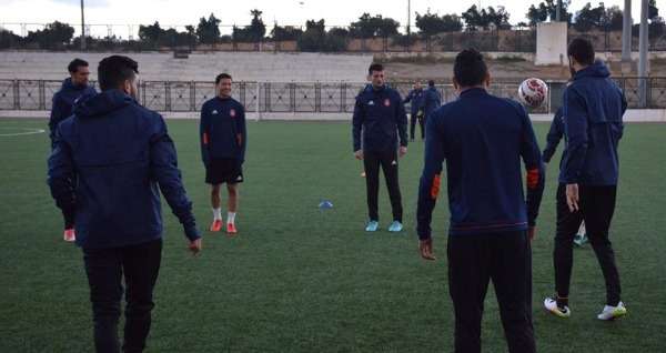 جانب من تدريبات النجم الساحلي اليوم