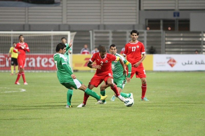 جانب من لقاء سابق بين العراق والبحرين