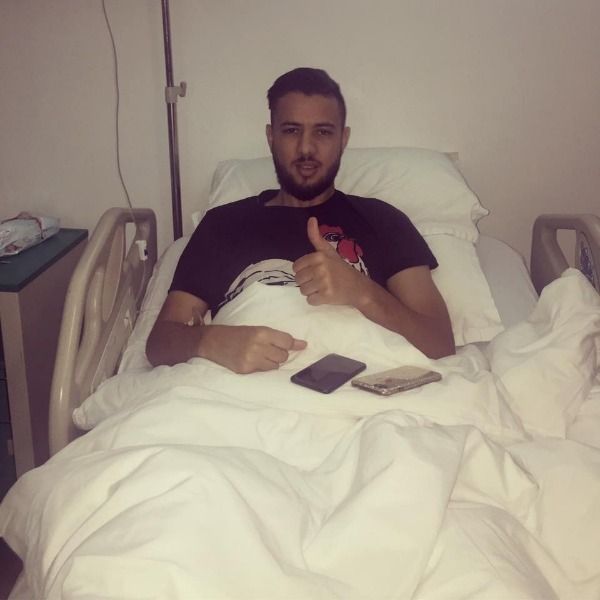 إيهاب المباركي بعد إجراء العملية