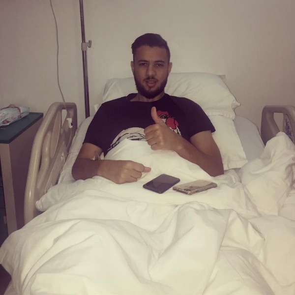 إيهاب المباركي بعد إجراء العملية