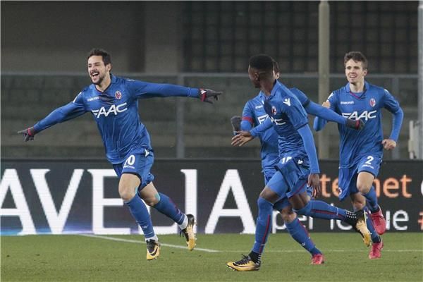 فرحة لاعبي بولونيا