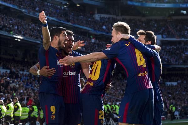 لاعبو برشلونة