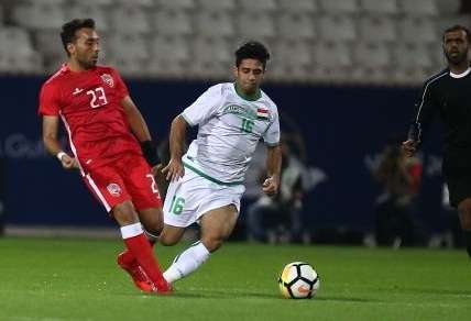 راشد أثناء المباراة