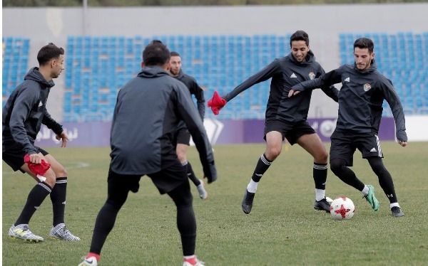 من تدريبات منتخب الأردن