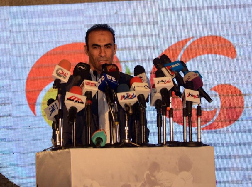  سيد عبدالحفيظ من المؤتمر الصحفي