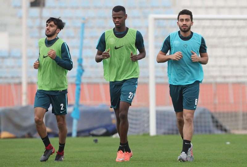 جانب من التدريبات