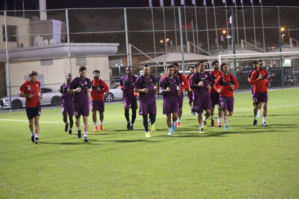 مارديك مارديكيان خلال التدريبات