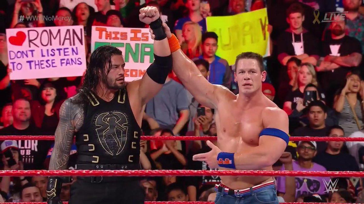 جون سينا مع رومان رينز