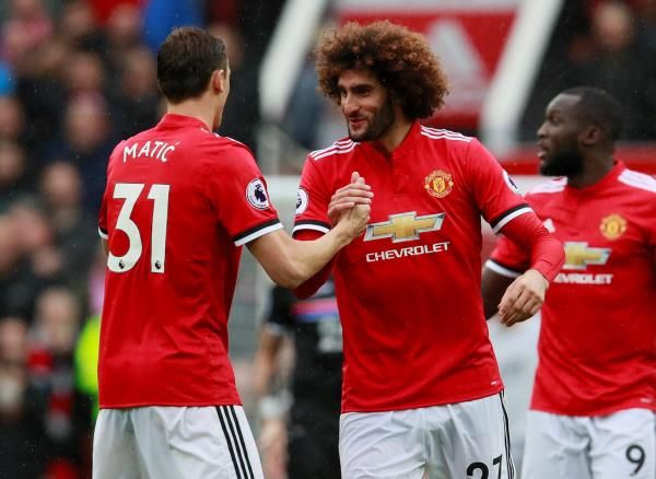 مروان فيلايني مع مانشستر يونايتد 