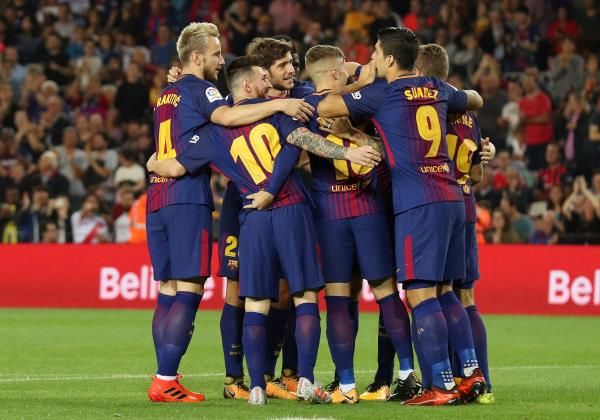 لاعبو برشلونة
