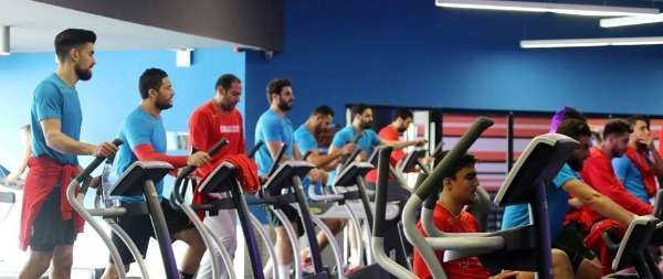 جانب من تدريبات نسور قرطاج