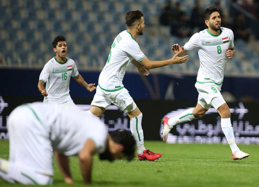 لاعبو المنتخب العراقي