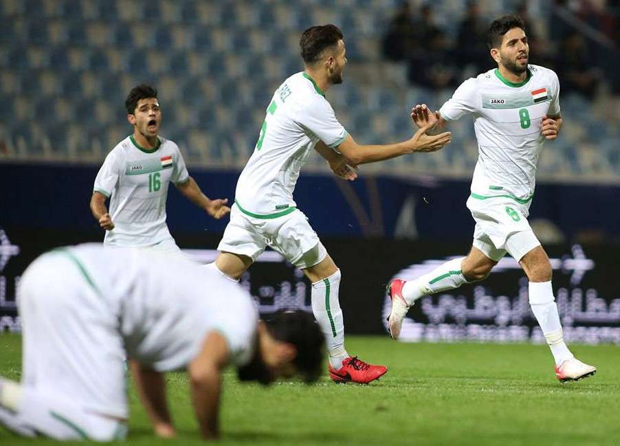 لاعبو المنتخب العراقي