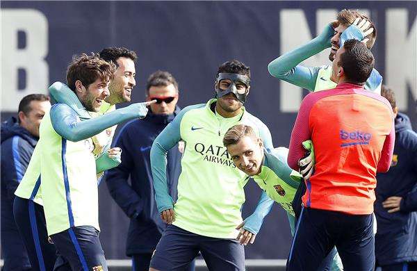 لاعبو برشلونة