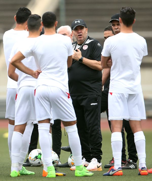 من مران سابق للمنتخب التونسي