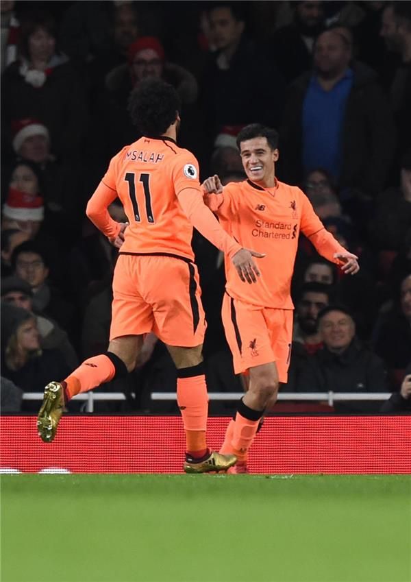 كوتينيو ومحمد صلاح 