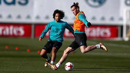 جانب من تدريبات ريال مدريد