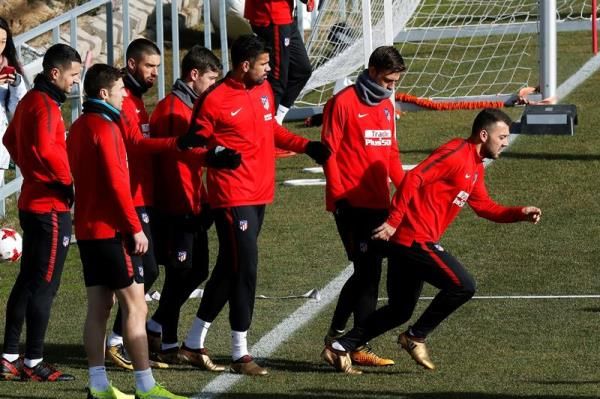 من تدريبات أتلتيكو مدريد