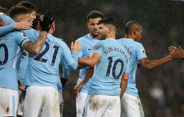 لاعبو مانشستر سيتي